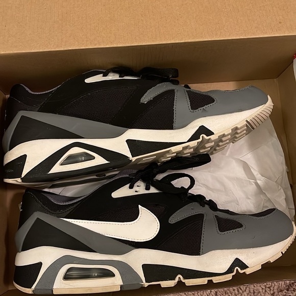 Nike Air Structure Triax 91 Sneakers Black/ Grey DB1549-001 Women 10.5 Mens 9 - Picture 2 of 7